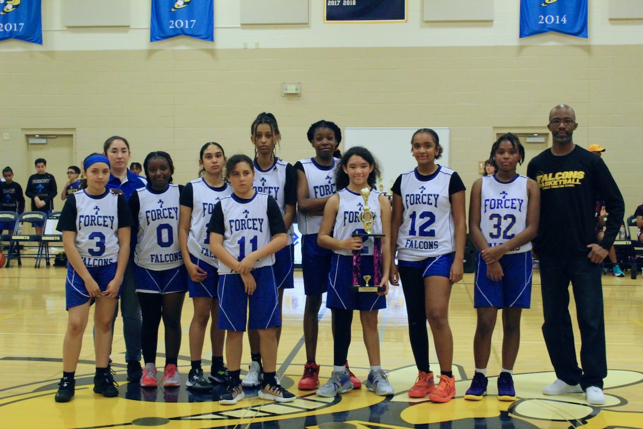 Forcey Christian School Girls Basketball places 2nd in tournament